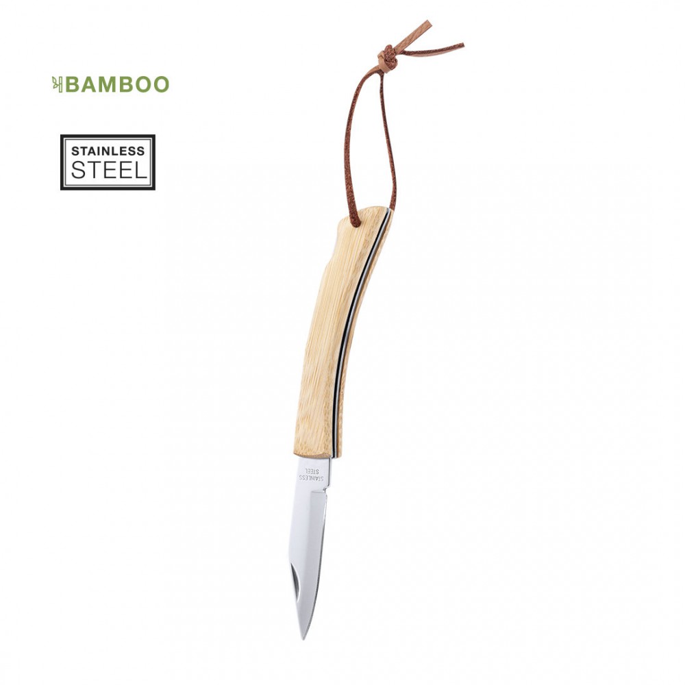 Taschenmesser aus Bambus | Öko Geschenk